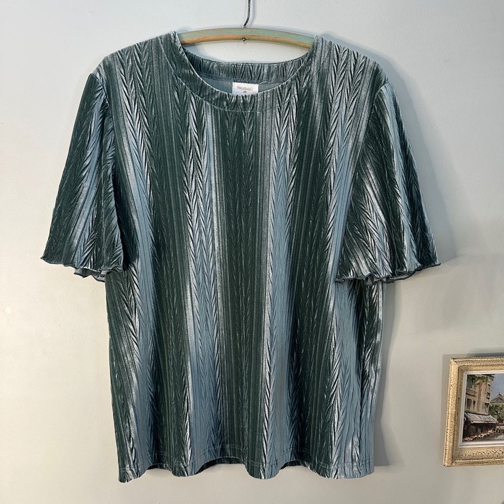 World Market flutter sleeve blouse